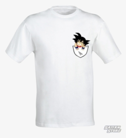 Transparent Dragon Ball Z Hair Png - White Shirt Png, Png Download, Transparent PNG