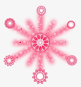 #neon #snow #freetoedit #snowflakes #christmas #snowflake - Circle, HD Png Download, Transparent PNG