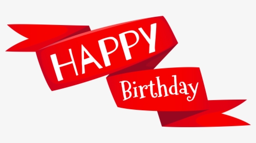 Banner Happy Birthday Png, Transparent Png, Transparent PNG