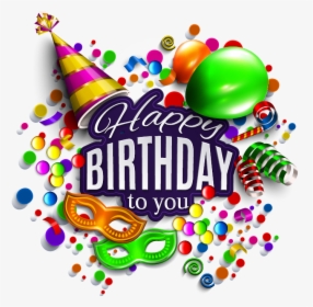 Transparent Happy Birthday Vector Png - Wish You Happy Birthday Png, Png Download, Transparent PNG
