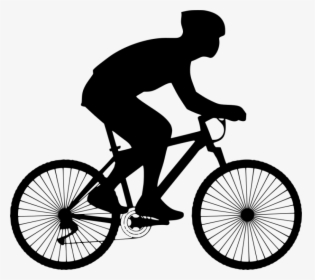 Cycling Clip Art - Person On A Bicycle, HD Png Download, Transparent PNG