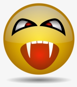 Vampire Smiley - Vampires Emoji, HD Png Download, Transparent PNG