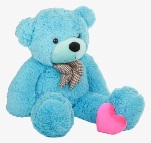 Teddy Bear - Blue Teddy Bear Png, Transparent Png, Transparent PNG