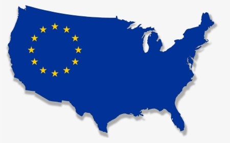 Us-europe Flag Map Clip Art Download - Us House Elections 2018, HD Png Download, Transparent PNG