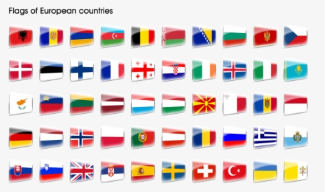 The Flag Of The, Europe, Country, Icons, Symbol - Flag Icon Europe Countries, HD Png Download, Transparent PNG