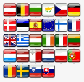 Clipart Flag Borders Free - Europe Flags Clipart, HD Png Download, Transparent PNG