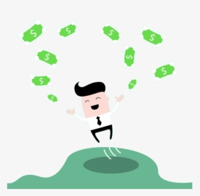 Person With Money Signs Eyes Royalty Free Stock - Illustration, HD Png Download, Transparent PNG