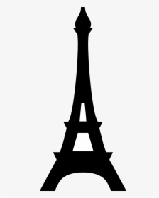 Transparent Eiffel Tower Outline Png - France Eiffel Tower Silhouette, Png Download, Transparent PNG