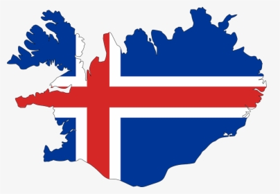 Iceland Flag Map, HD Png Download, Transparent PNG