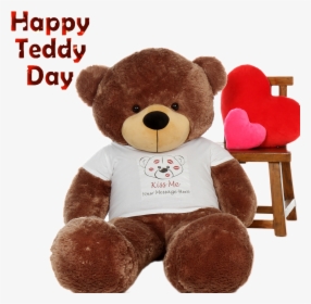 Valentines Teddy Bear Png - Teddy Bear, Transparent Png, Transparent PNG