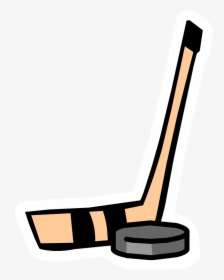 Hockey Stick Pin - Simple Cartoon Hockey Stick, HD Png Download, Transparent PNG