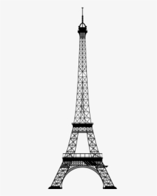 Eiffel Tower Silhouette - Eiffel Tower Clipart Png, Transparent Png, Transparent PNG