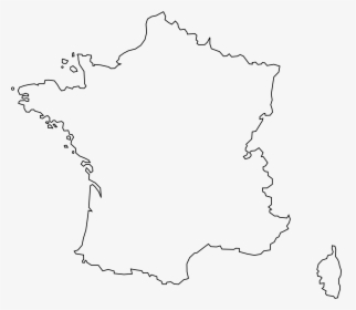 This Free Icons Png Design Of Carte De France - France Map Outline Png, Transparent Png, Transparent PNG