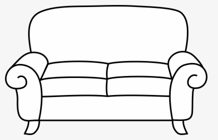 Couch Clipart A Green Couch Clipart Image - Transparent Background Couch Clipart, HD Png Download, Transparent PNG