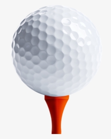 Golf Ball Stoneleigh Woods Riverhead Tee - Golf Ball On Tee Png, Transparent Png, Transparent PNG