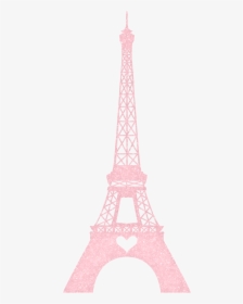 Pink Eiffel Tower Clip Art, HD Png Download, Transparent PNG