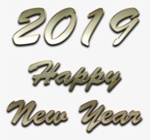 2019 Happy New Year Png File - Volkswagen New Year 2019 Logo, Transparent Png, Transparent PNG