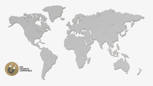 Mapawall Stainless Steel World Map - World Map In Wood, HD Png Download, Transparent PNG
