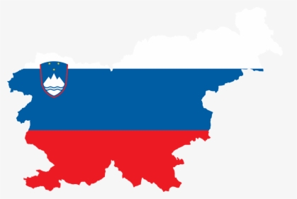 Slovenia Map With Flag, HD Png Download, Transparent PNG