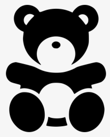 Teddy Bear - Black Teddy Bear Png, Transparent Png, Transparent PNG