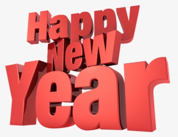 Happy New Year 3d Text Png Image Free Download Searchpng - Happy New Year Png, Transparent Png, Transparent PNG