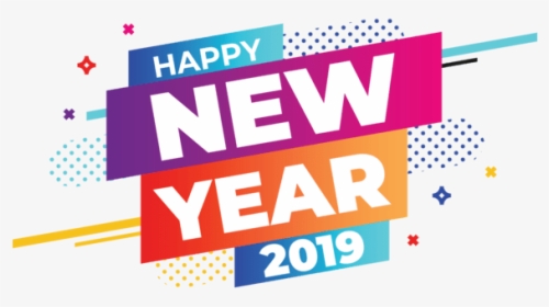 Happy New Year 2019 Banner - Happy New Year 2019 Png, Transparent Png, Transparent PNG