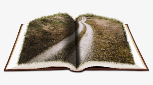 Open Book Fantasy With Farm Road Png Image - Open Book Png, Transparent Png, Transparent PNG
