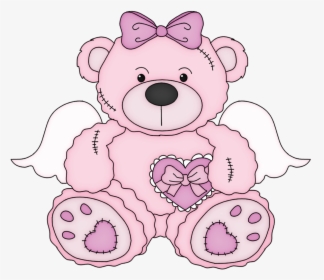 Teddy Bear 2 Image Hd Image Clipart - Pink Teddy Bear Clip Art, HD Png Download, Transparent PNG