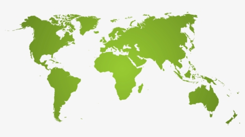 Clip Art Green World Map - Icc World Cup Hosting, HD Png Download, Transparent PNG
