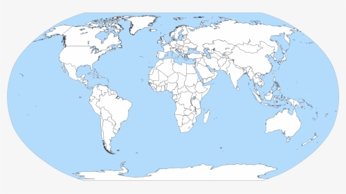 Clip Art Blank World Map - World Political Map Blank Pdf, HD Png Download, Transparent PNG