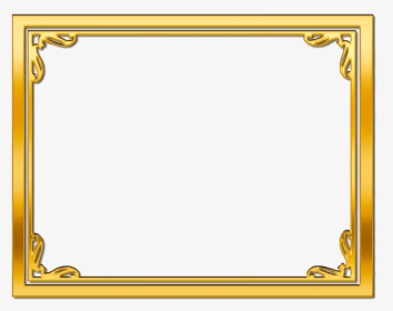 Gold Frame Png Picture - Golden Frame Png, Transparent Png, Transparent PNG