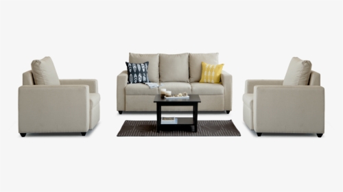Transparent Table And Chairs Png - Living Room Furniture Png, Png Download, Transparent PNG