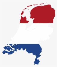 Netherlands, Holland, Dutch, Country, Europe, Flag - Netherlands Map With Flag, HD Png Download, Transparent PNG