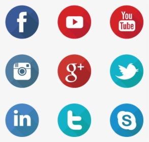Social Media Icons Round Png, Transparent Png, Transparent PNG