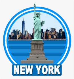Statue Of Liberty In New York Png Image - Statue Of Liberty New York Logo, Transparent Png, Transparent PNG