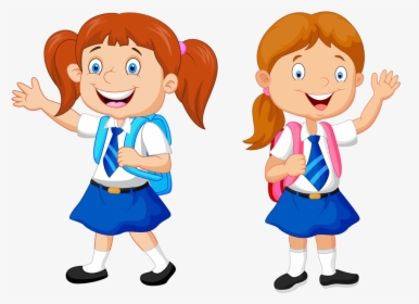 Cartoon School Royalty-free - Cartoon School Kids, HD Png Download, Transparent PNG