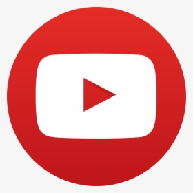 Youtube Play Button Circular - Youtube Round Logo Transparent, HD Png Download, Transparent PNG