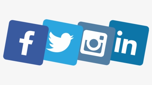 Social Media Marketing Business Advertising - Blue Social Media Icons Png, Transparent Png, Transparent PNG