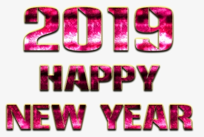 2019 Happy New Year Png, Transparent Png, Transparent PNG