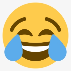Clip Art Laughing With Tears Emoji - Joy Emoji Twitter, HD Png Download, Transparent PNG