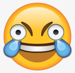 Emoticon Yellow Facial Expression Cartoon Smiley Smile - Laughing Eyes Open Emoji, HD Png Download, Transparent PNG