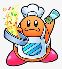 Kirby Chef Kawasaki Preparing Dish - Chef Kawasaki Kirby, HD Png Download, Transparent PNG