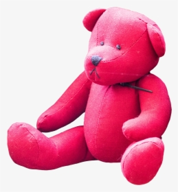 Teddy Bear Png Transparent Image - Red Teddy Bear Png, Png Download, Transparent PNG