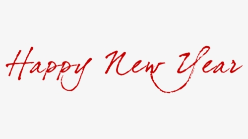 Happy New Year Wirinting Png, Transparent Png, Transparent PNG
