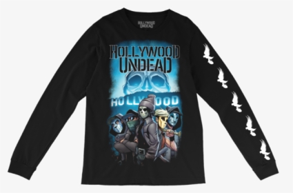 Comic Crew Long Sleeve - Hollywood Undead Long Sleeve Shirt, HD Png Download, Transparent PNG