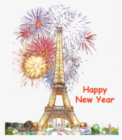 Paris Happy New Year Fireworks Transparent Background - Happy New Year Background Png, Png Download, Transparent PNG