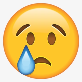 Collection Of Free Crying Transparent Blue Emoji - Sad Face Emoji Png, Png Download, Transparent PNG