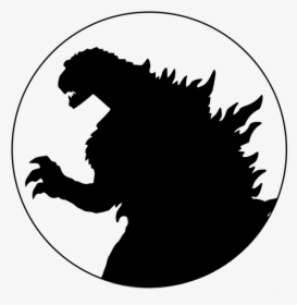 Monster Of Monsters Silhouette Clip Art - Godzilla Silhouette Png, Transparent Png, Transparent PNG