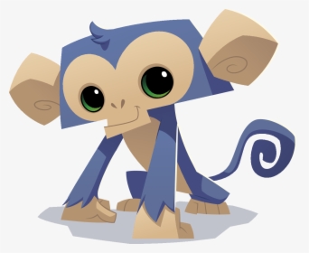 Cute Cartoon Monkey Png Pic - Animal Jam Characters Monkey, Transparent Png, Transparent PNG