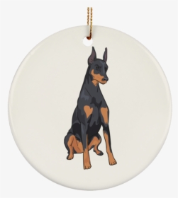 Doberman Pinscher Dog Ornament Christmas Tree Ornaments - Dobermann, HD Png Download, Transparent PNG